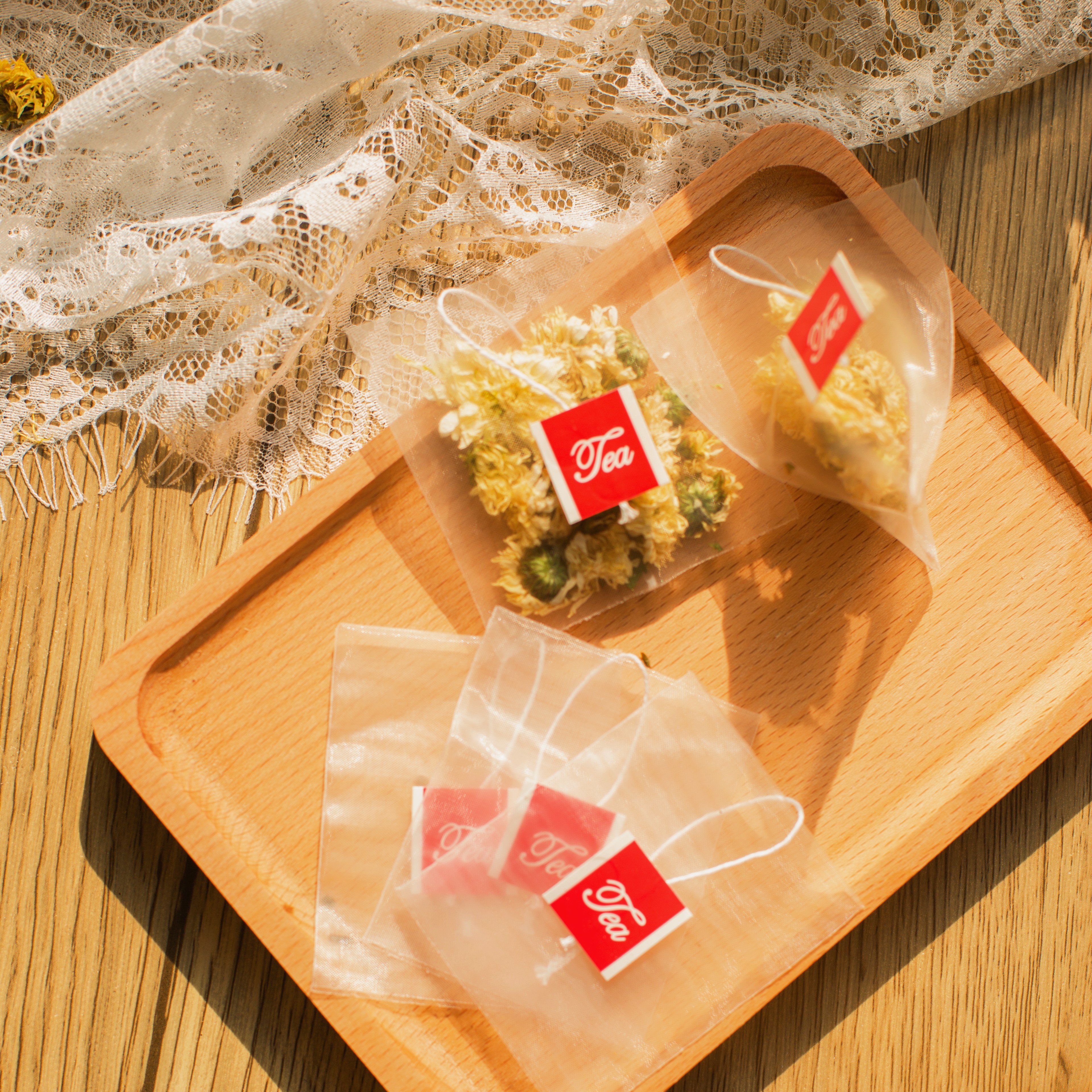 cornfiber mesh tea bag